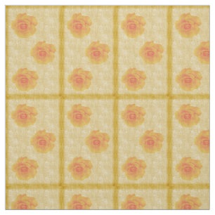 Tissu Rose rustique