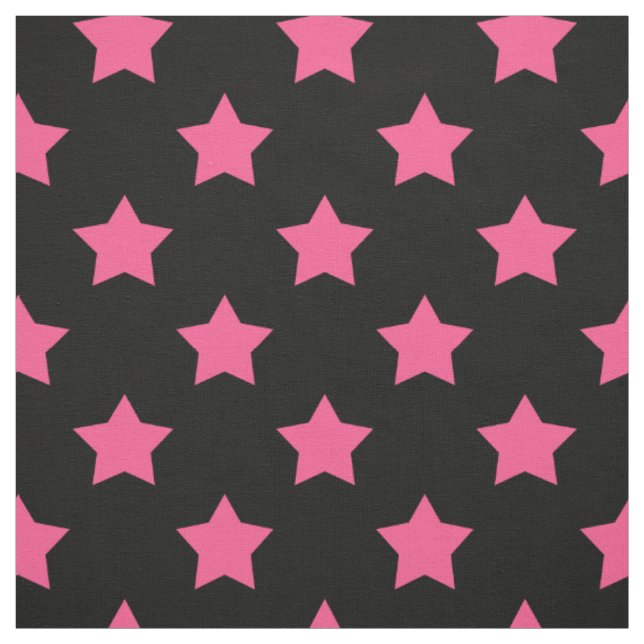 Tissu Rose Stars Black Arrière - plan Textile (Échantillon)