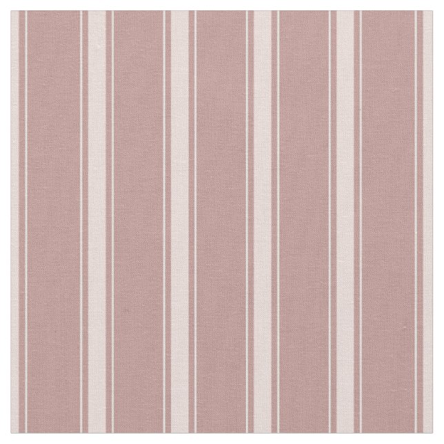 Tissu Rose Taupe clair et rayures rose pâle (Fermer)