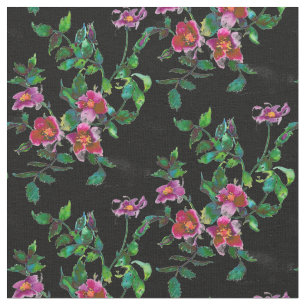 Tissu rose vintage