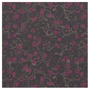 Tissu rose violet noir abstrait géométrique