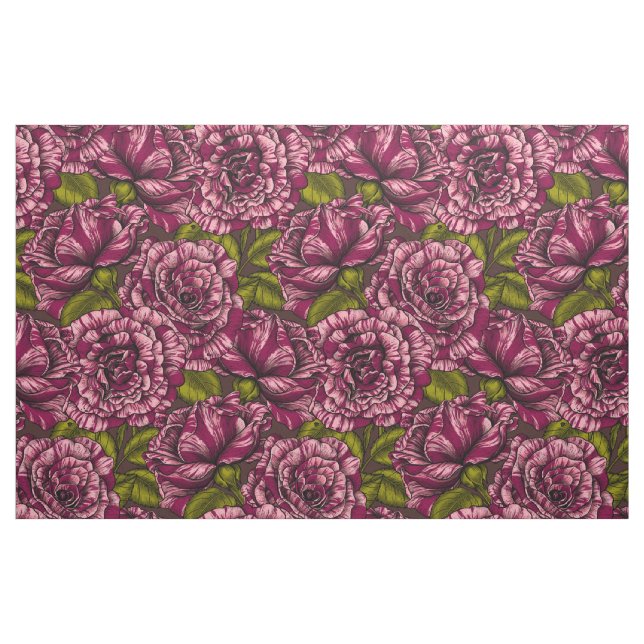 Tissu Roses pour vous (Fat Quarter)