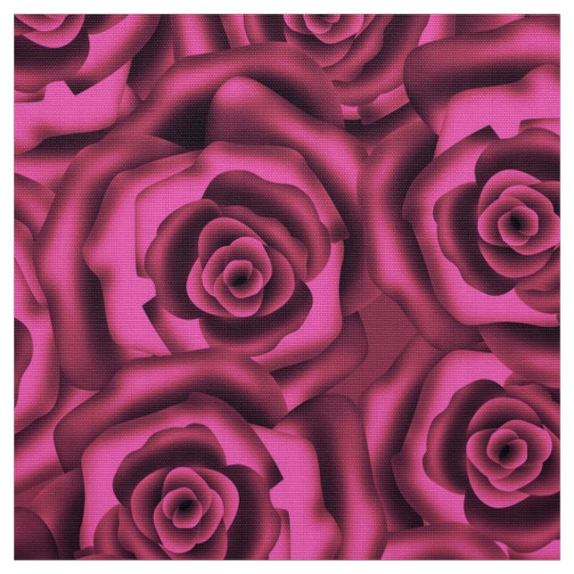 Tissu Roses roses (Échantillon)