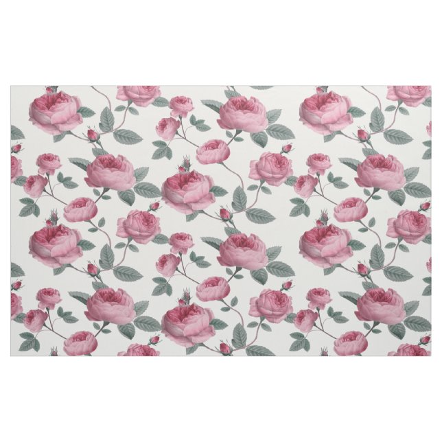 Tissu Roses roses (Fat Quarter)