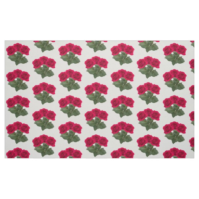 Tissu Roses rouges (Fat Quarter)