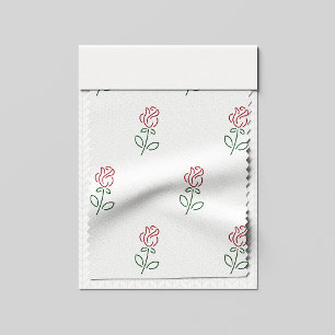 Tissu Roses Rouges, Motif De Roses, Fleurs