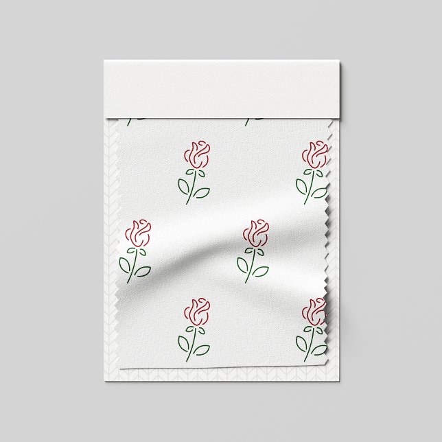 Tissu Roses Rouges, Motif De Roses, Fleurs (Créateur téléchargé)