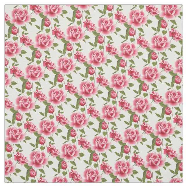 Tissu Roses Tissu-Roses faits sur commande (Échantillon)