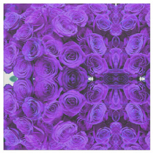 Tissu roses violet romantique, joli bouquet de rose