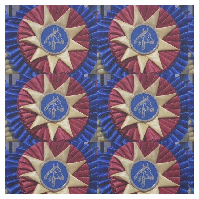 Tissu Rosette de concours hippique (Échantillon)