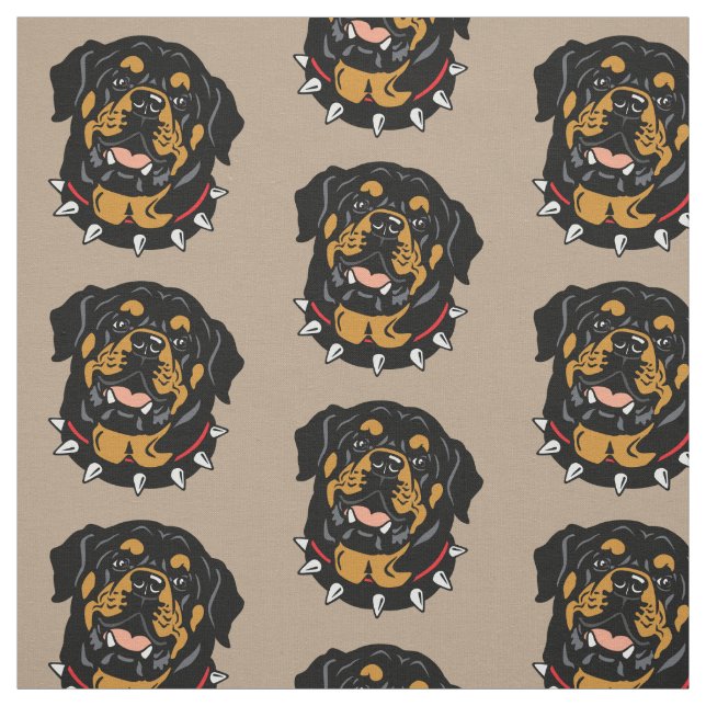 Tissu rottweiler (Échantillon)