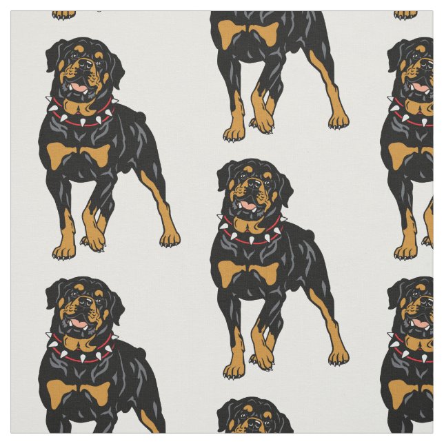 Tissu rottweiler (Échantillon)
