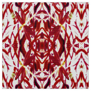 Tissu rouge de libellule