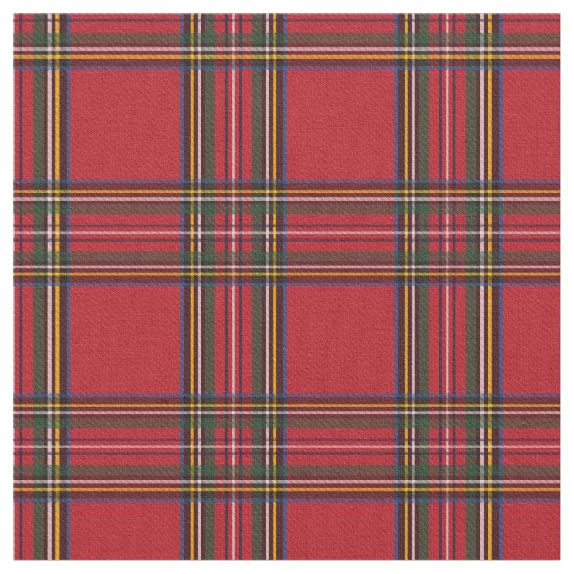 Tissu rouge de plaid de Noël (Fermer)