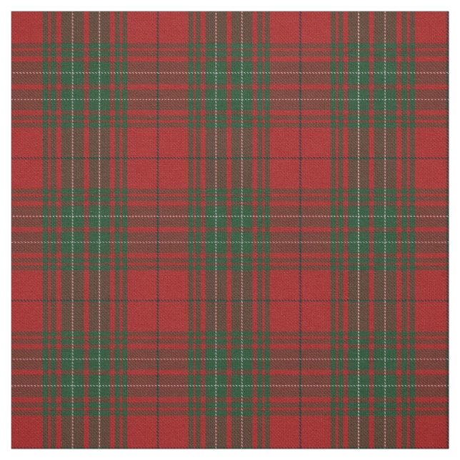 Tissu rouge de plaid de tartan de Cummings de (Échantillon)