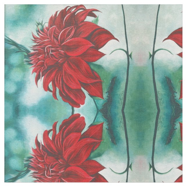 Tissu Rouge en furie (Fermer)