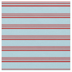 Tissu Rouge et bleu clair Motif à rayures/à carreaux