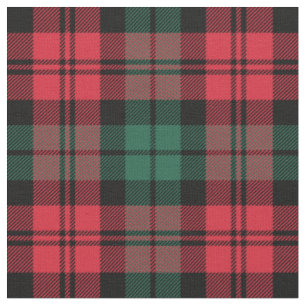 Tissu Rouge et Vert Écossais Black Watch Tartan Plaid Fê