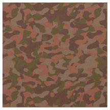 Rouge foncé, Saumon et camouflage olive abstrait