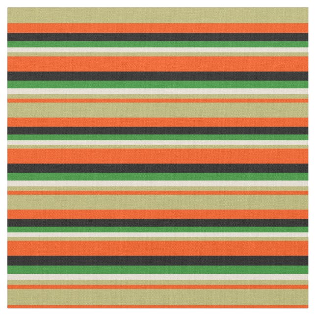 Tissu Rouge, Khaki foncé, Bisque, Vert Forêt et Noir (Fermer)
