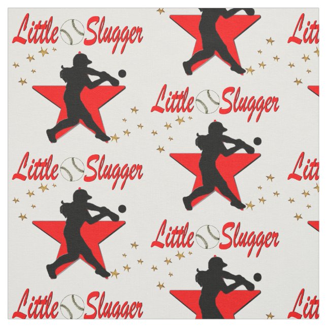 TISSU ROUGE PETIT SOFTBALL SLUGGER CONCEPTION DE FILLE (Échantillon)