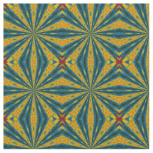 Tissu Rouge Turquoise Jaune moderne Ethnic Textile Triba