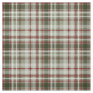 Tissu rouge vert et blanc vacances Noël plaid