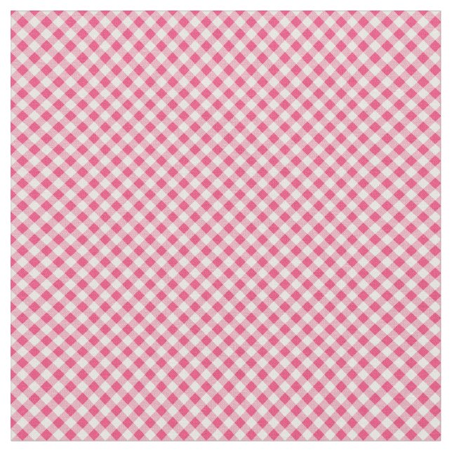 Tissu Rouge  Vichy Blanc (Fermer)