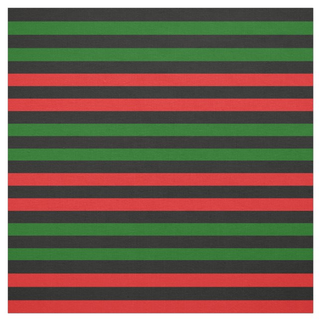 Tissu Rouge vif, vert île, point noir de minuit (Échantillon)