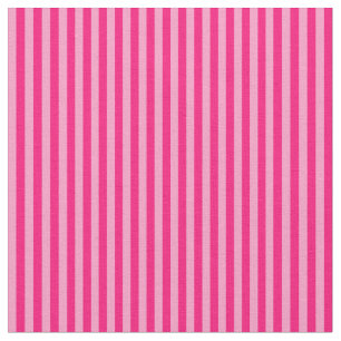 Tissu Rouges et rayures rose oeillet
