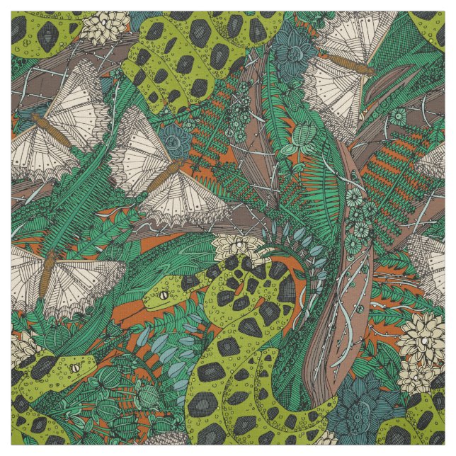 Tissu rouille forestière enchevêtrée (Échantillon)