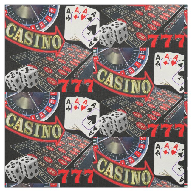 Tissu Roulette de jeu de matrices de tisonnier de casino (Échantillon)