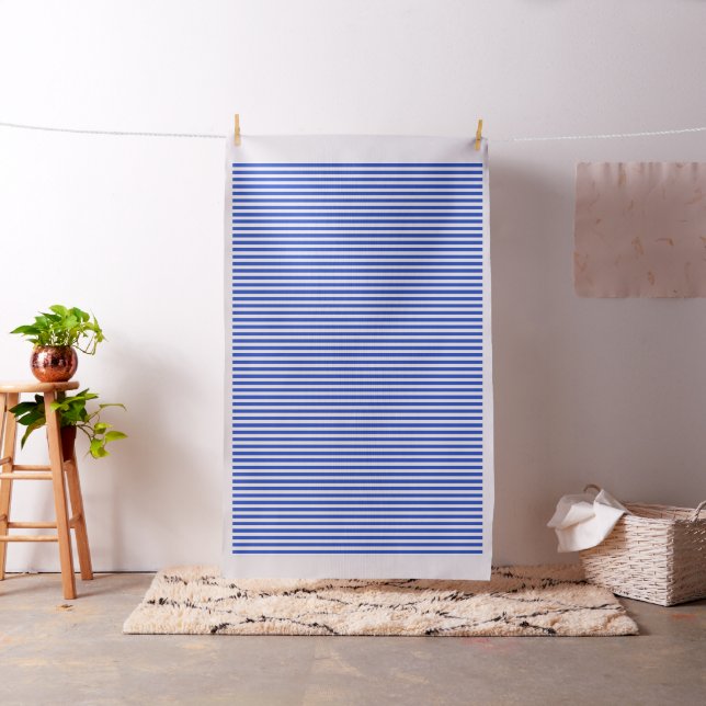 Tissu Royal Blue Combination Stripes par Shirley Taylor (In Situ)
