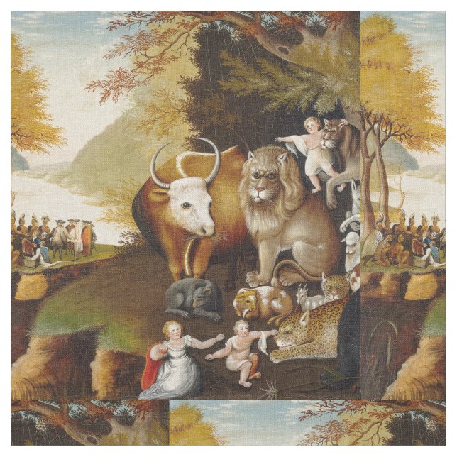 Tissu Royaume pacifique Biche animal classique (Fermer)