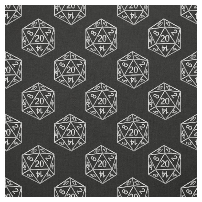 Tissu RPG Dice | Retro Old School Tabletop Role Player (Échantillon)