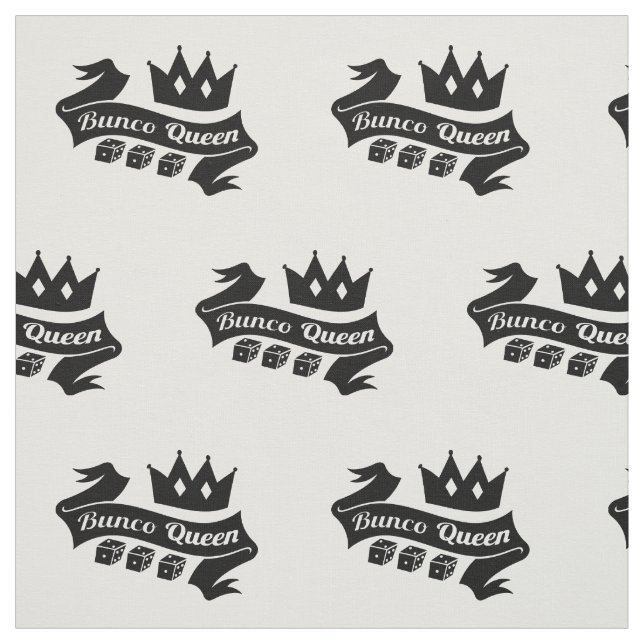 Tissu Ruban Bunco Queen Crown et Dice (Échantillon)