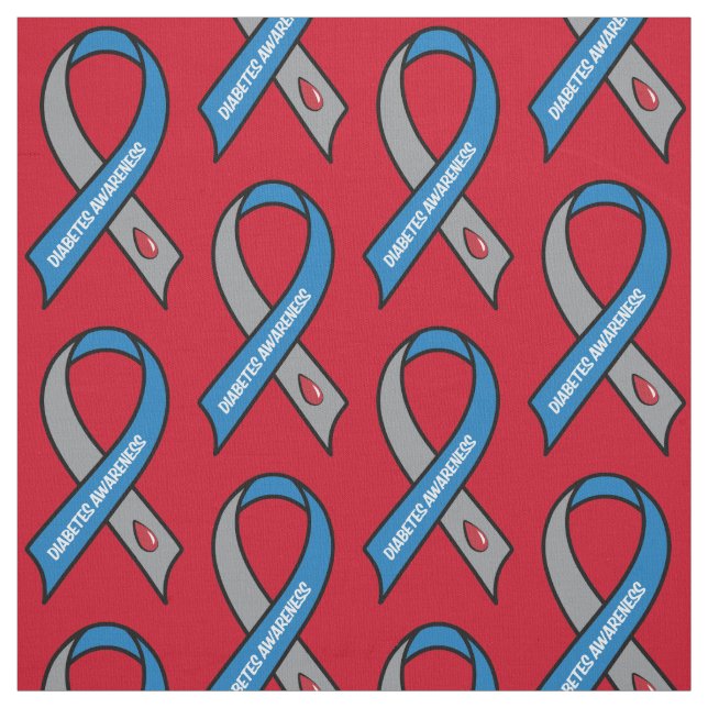 Tissu Ruban de conscience de diabète (Échantillon)