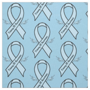 Tissu Ruban de conscience de la trisomie 18 avec des