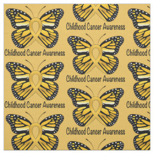 Tissu Ruban de conscience de papillon de Cancer