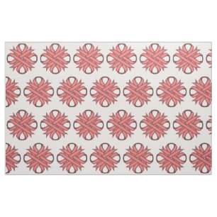 Tissu Ruban de trèfle rose par Kenneth Yoncich