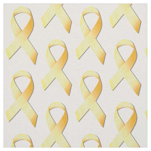 Tissu Ruban jaune de prévention de suicide (Échantillon)