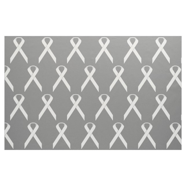 Tissu Ruban standard blanc (Fat Quarter)