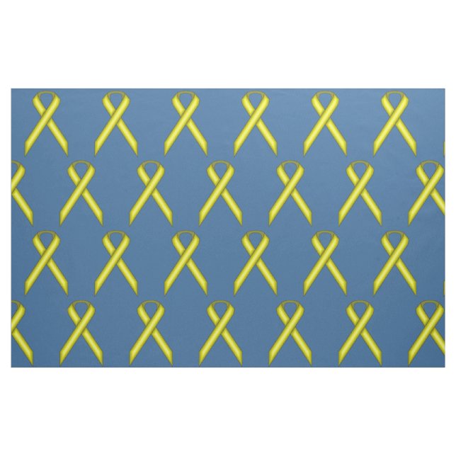 Tissu Ruban standard jaune par Kenneth Yoncich (Fat Quarter)