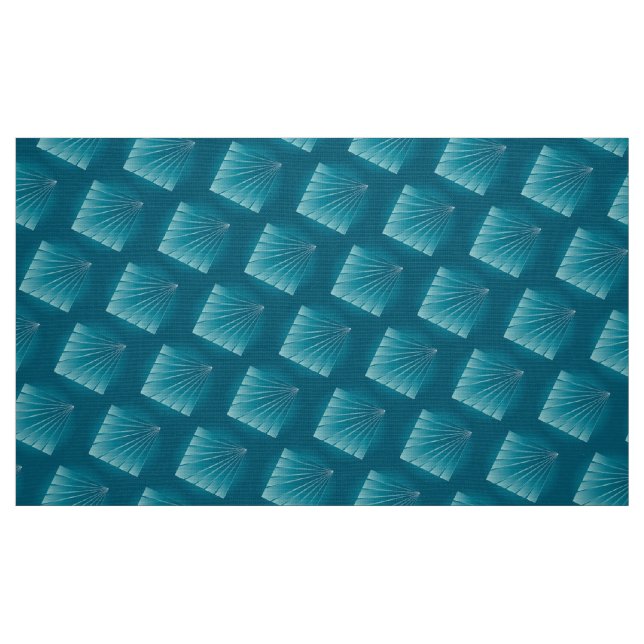 Tissu Rubans turquoise (Fat Quarter)