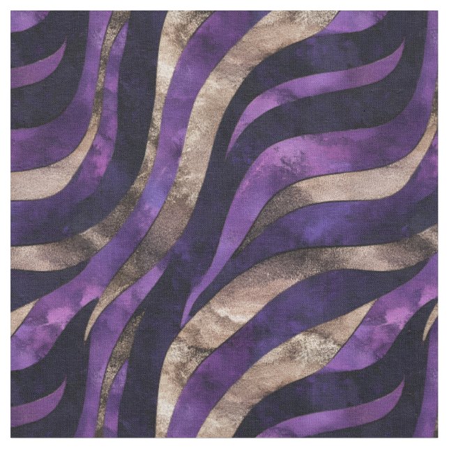Tissu Rubans violets / bleus / Brown (Fermer)
