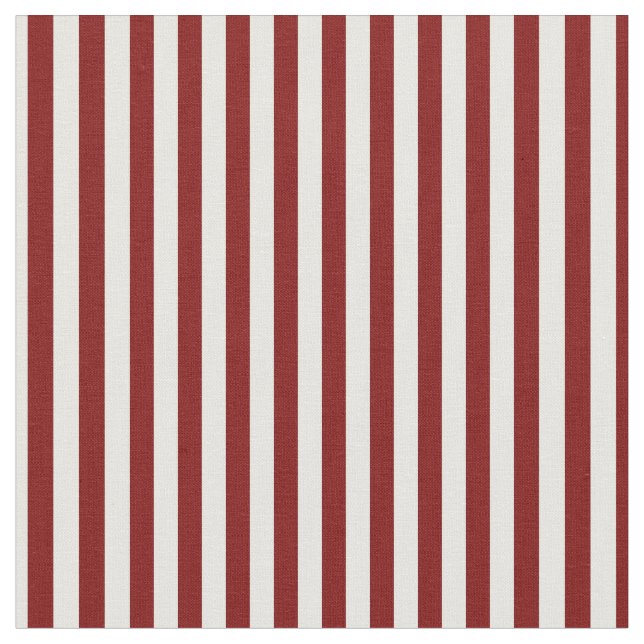 Tissu Ruby Red & White Stripes (Fermer)