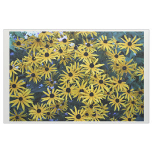 Tissu Rudbeckia Black Eyed Susans photo pleine