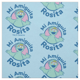 Tissu Rue Sésame Mi Amiguita Rosita