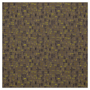 Tissu Runes