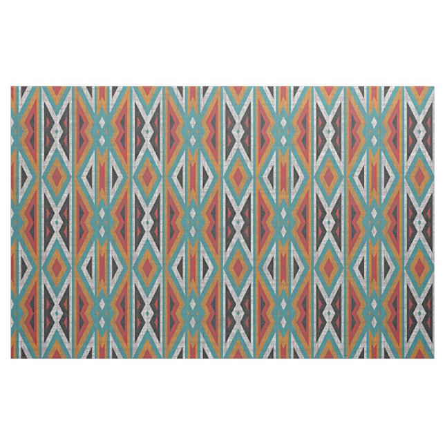 Tissu Russe Tribe Mosaic Amérindien Motif (Fat Quarter)